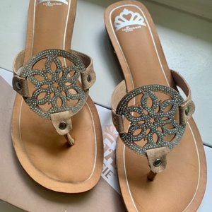 Fergalicious TAMRA Sandal in Biscuit, Size 7